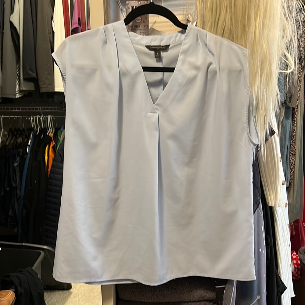 Light blue Banana blouse